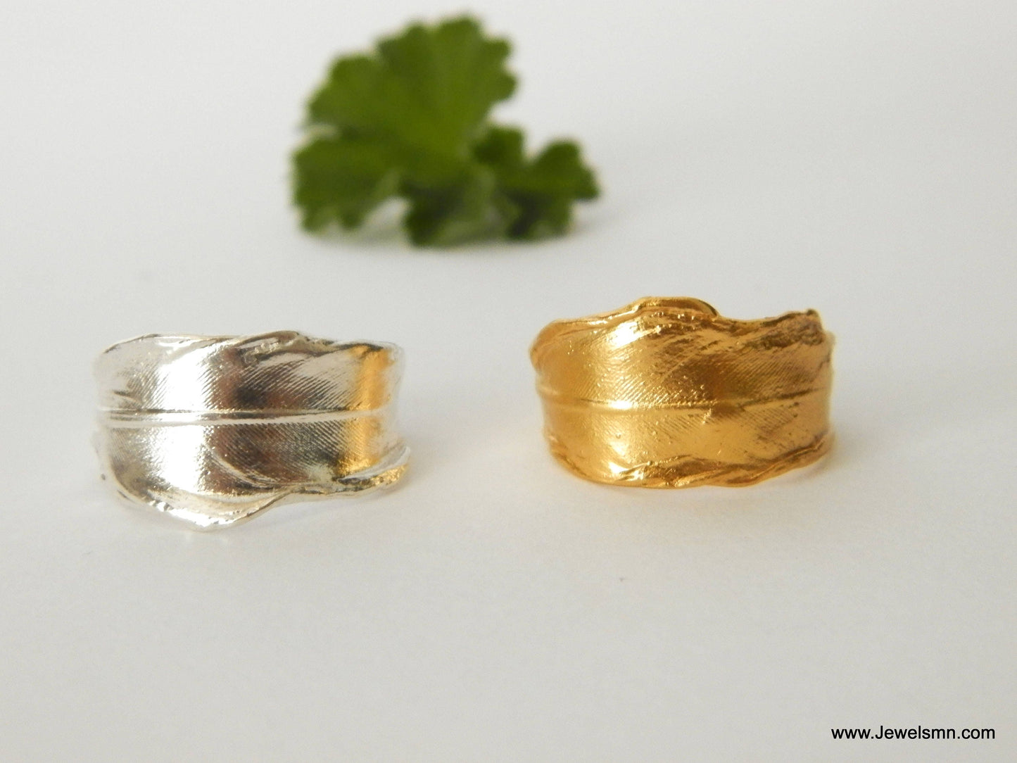 Minimalist Handmade Nature Jewelry. ring Real Dove Golden Feather Ring, Bohemian Rustic Jewelry for Women.