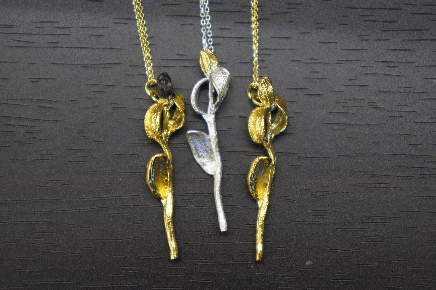 Olive Branch Necklaces for Women in sterling Silver, Pendant with chain necklace by Mother Nature Jewels