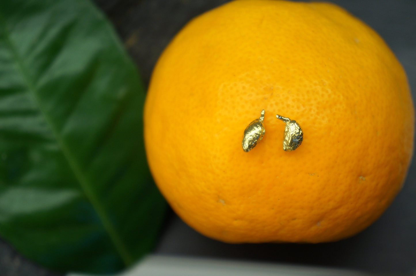 Tiny Olive fruit Earrings for Women, sterling Silver Earrings