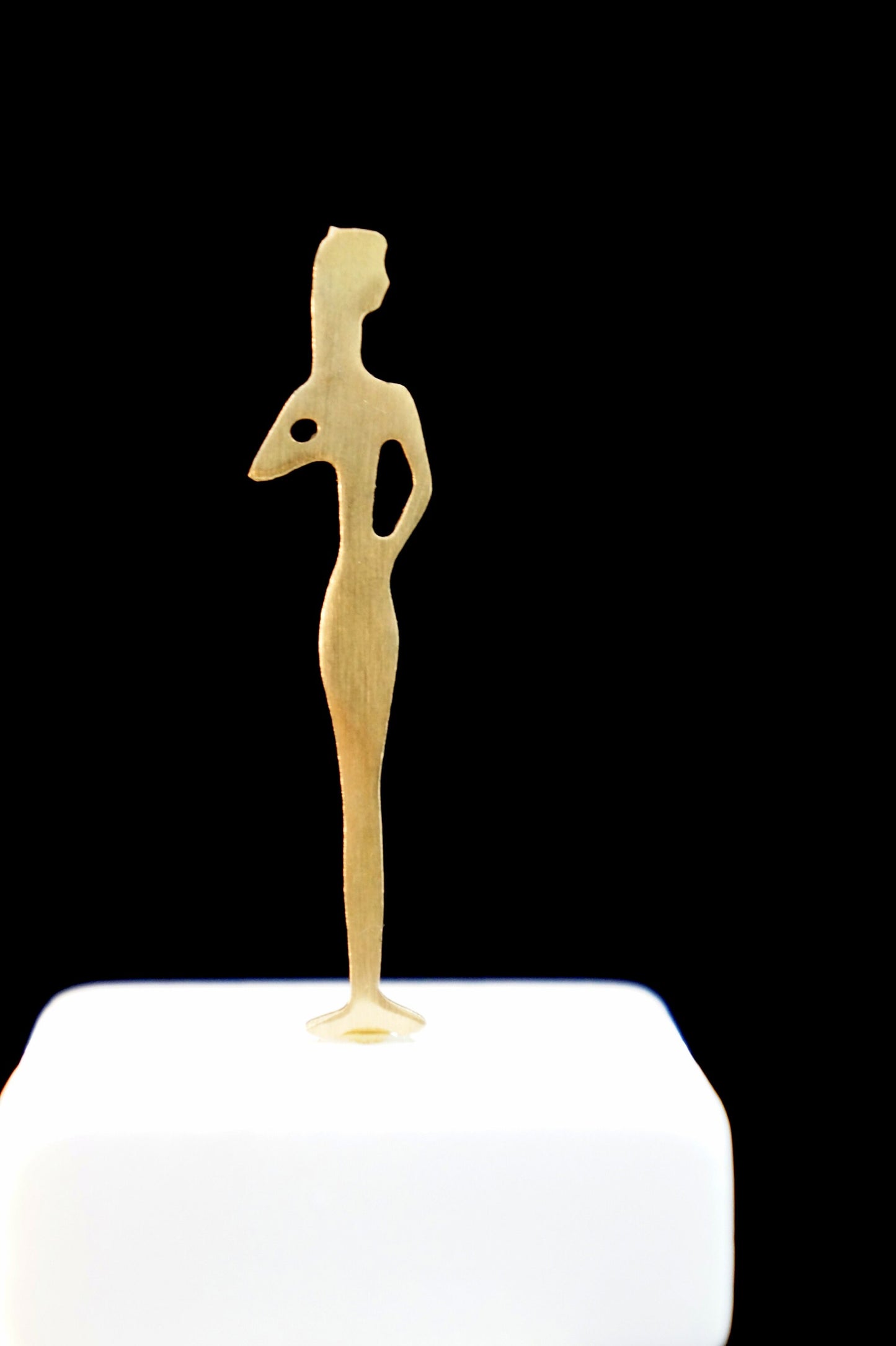 Birthing goddess Aphrodite statue,Woman Figure Minimal Gold Statue, Venus Figure, Elegant Woman Office & House Decor  gift for her