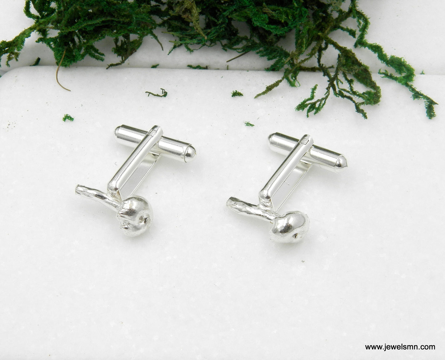 Handmade cuff links Μushrooms, Suit Accessories gift for men By Mother Nature Jewelry